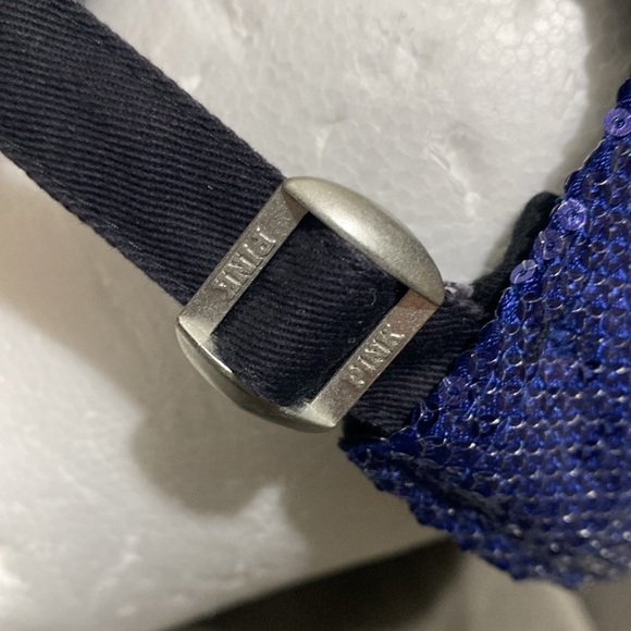 BOSTON RED SOX Victoria's Secret PINK LIMITED EDITION BLING SEQUIN SPARK… - Picture 7 of 10